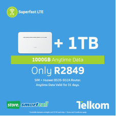 Huawei B535-932A White + 1TB Telkom LTE Data